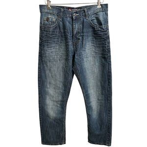 Southpole Men’s Jeans Baggy Y2K 90’s‎ Dark Wash 34x31.5